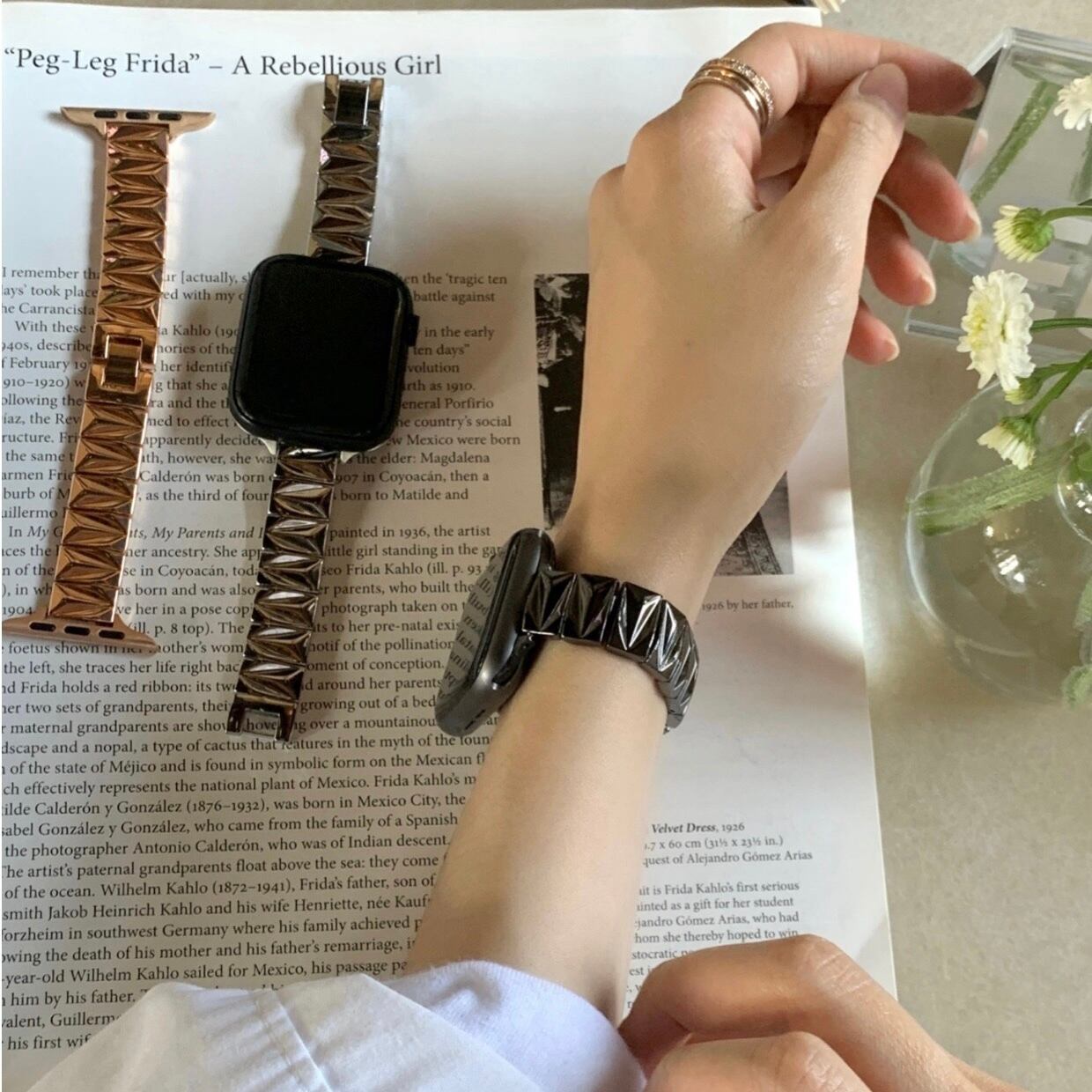 Simple Skinny Triangle Apple Watch Band シンプルスキニートライアングルバンド R01247