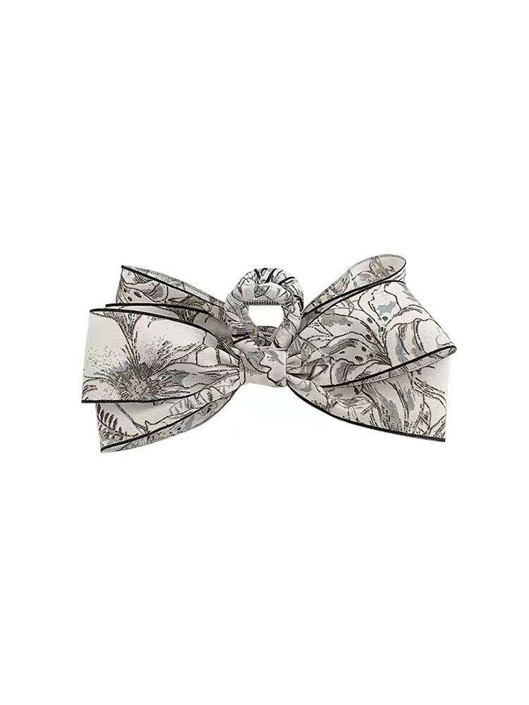 Flower Ribbon Hair Clip R01435