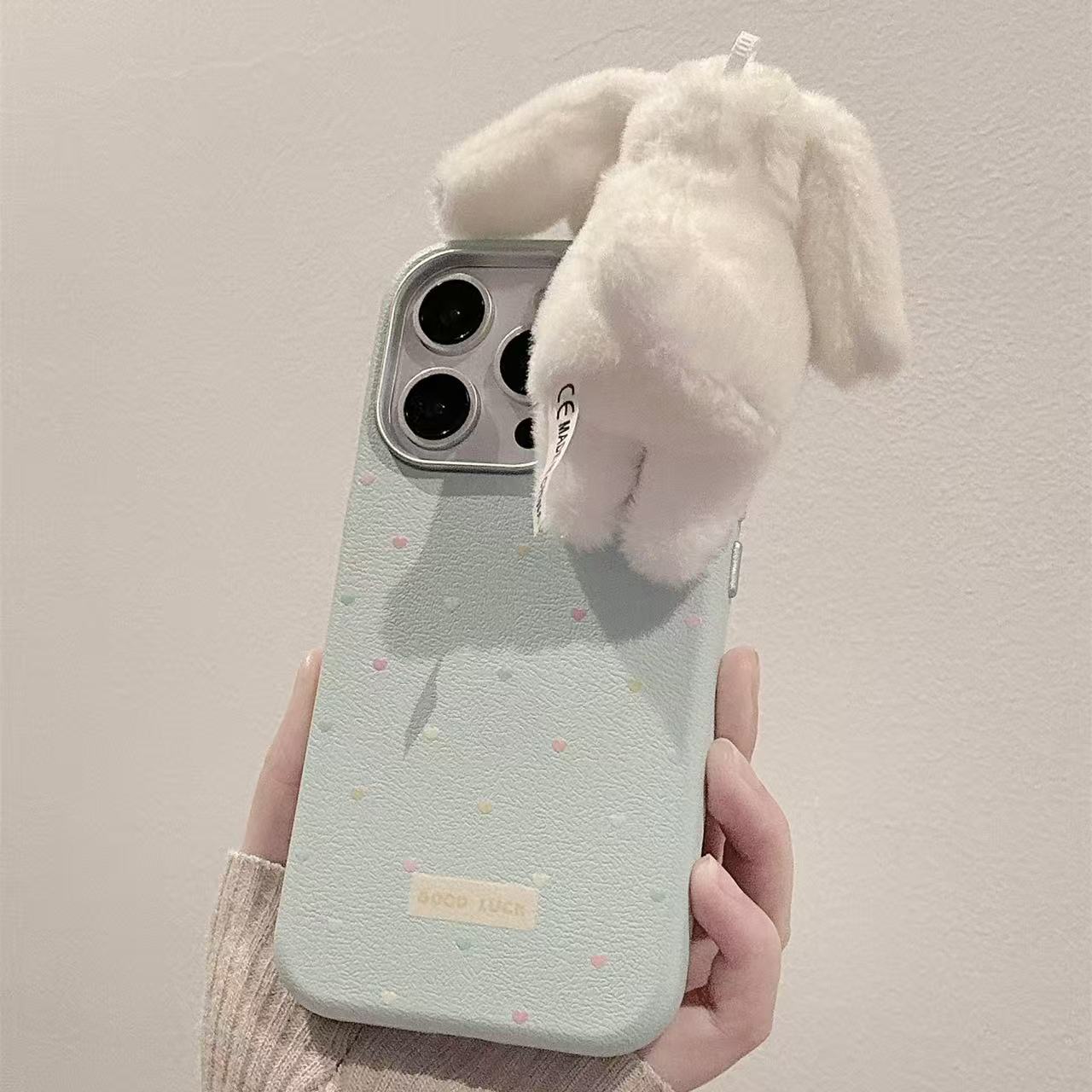 ”Sleeping Fluffy Rabbit” iPhone case ”スリーピングモコモコうさちゃん” iPhoneケース R02120