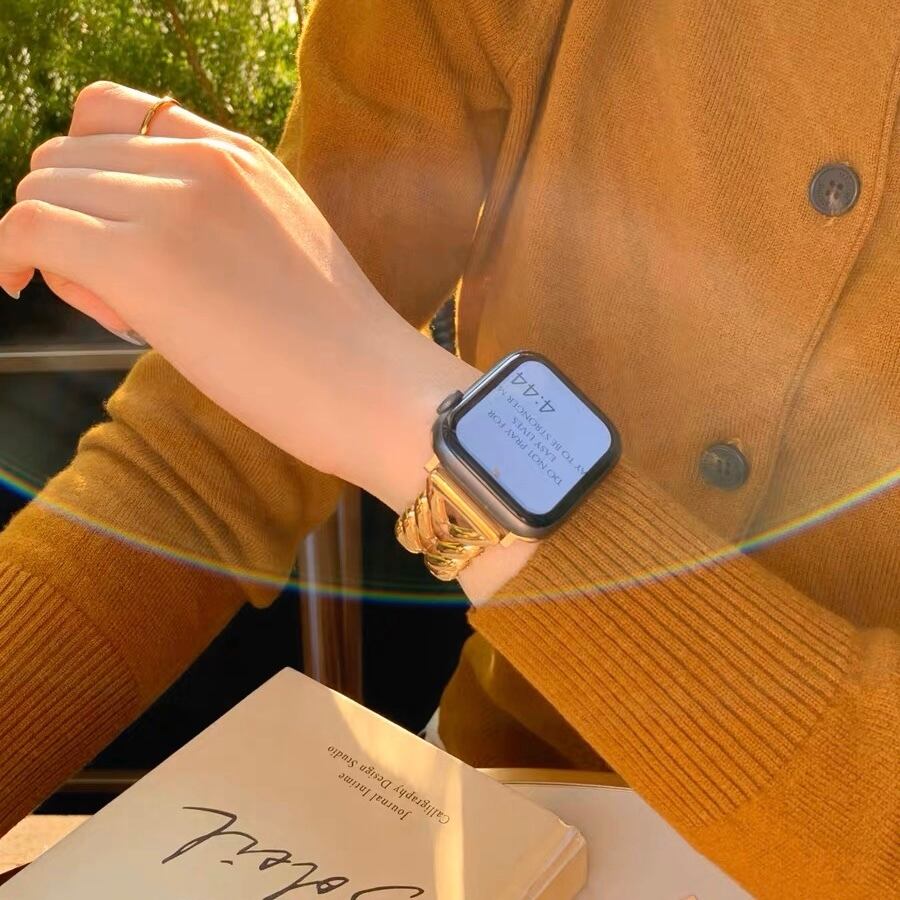 Gold Apple Watch Band ゴールドアップルウォッチバンド R01276
