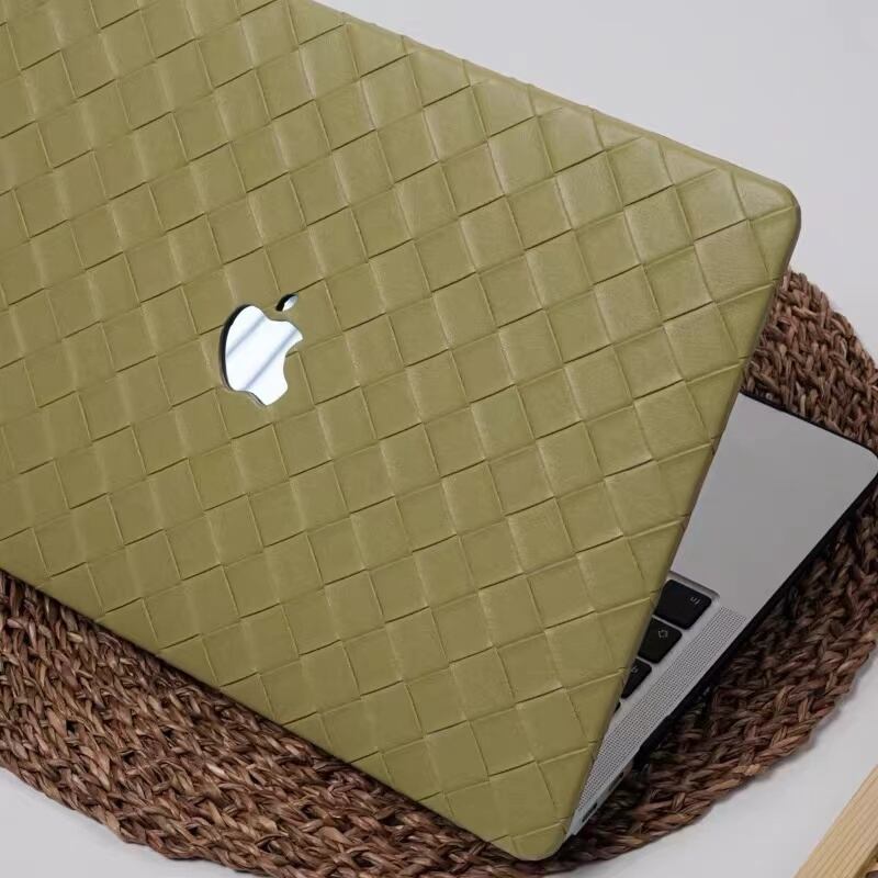 Green Weave MacBook Cover グリーン編みMacBookカバー R01198