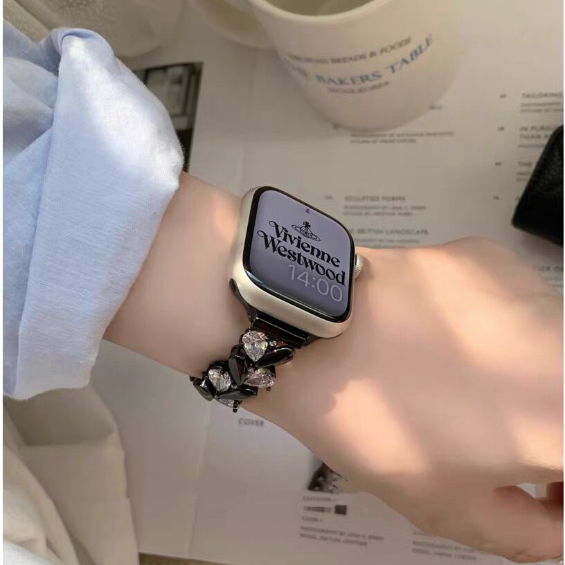 Shining Heart Apple Watch band キラキラハートApple Watchバンド R01410