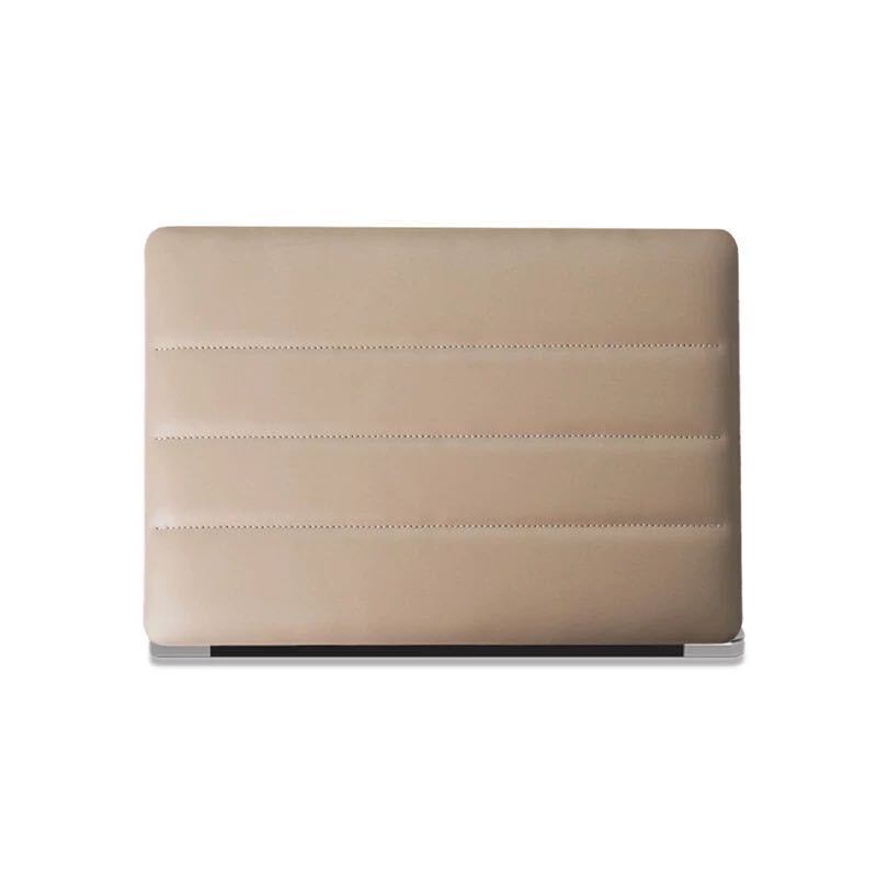 Puffy MilkTea Color MacBook Cover クッションミルクティーカラーMacBookカバー R01317