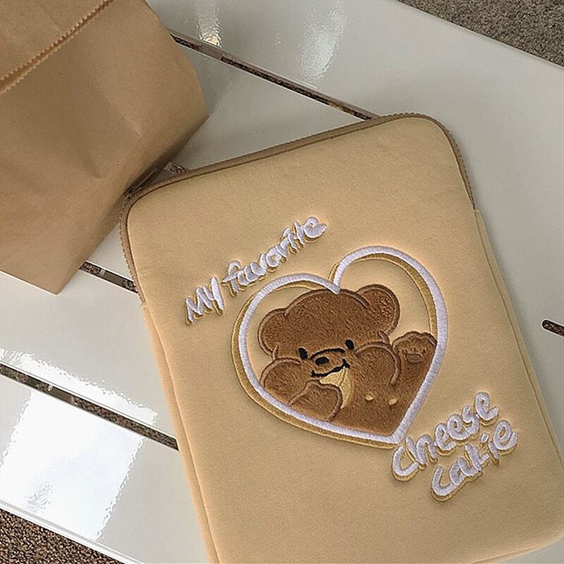 かわいいクマさんMacbook iPad パソコンバッグ