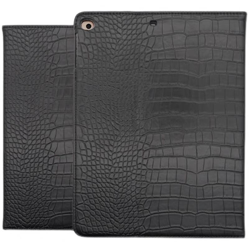 Black Leather iPad case ブラックレザーiPadケース R01282