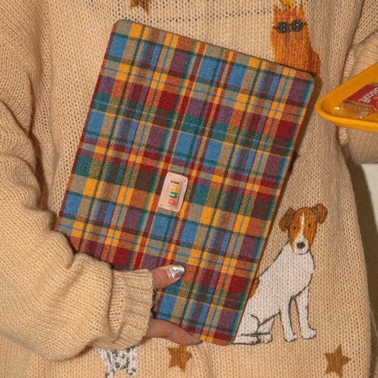 <Puui>Classic Check MacBook Cover クラシックチェック MacBookカバー R01455