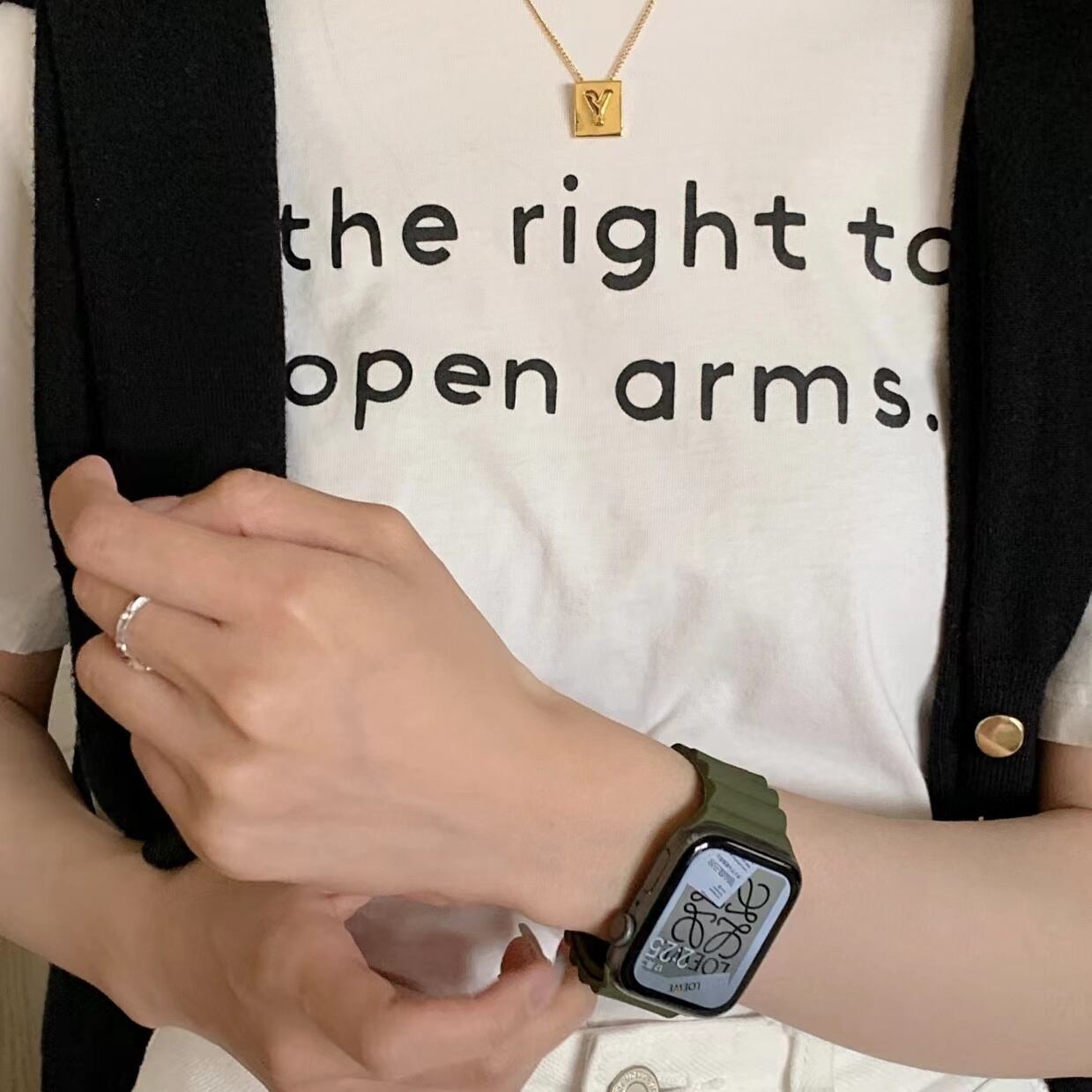 Simple Silicon Apple Watch Band シンプルシリコンアップルウォッチバンド R01270