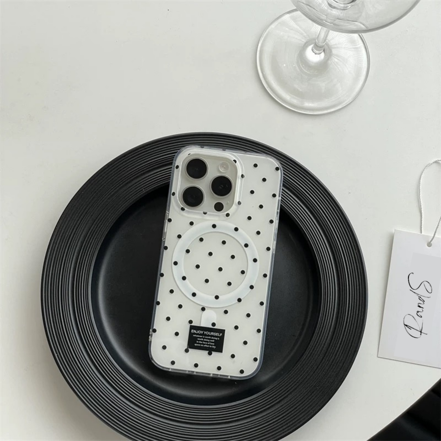 Bijou Butterfly MagSafe Stand iPhone case ビジューバタフライMagSafeスタンドスマホケース R02002