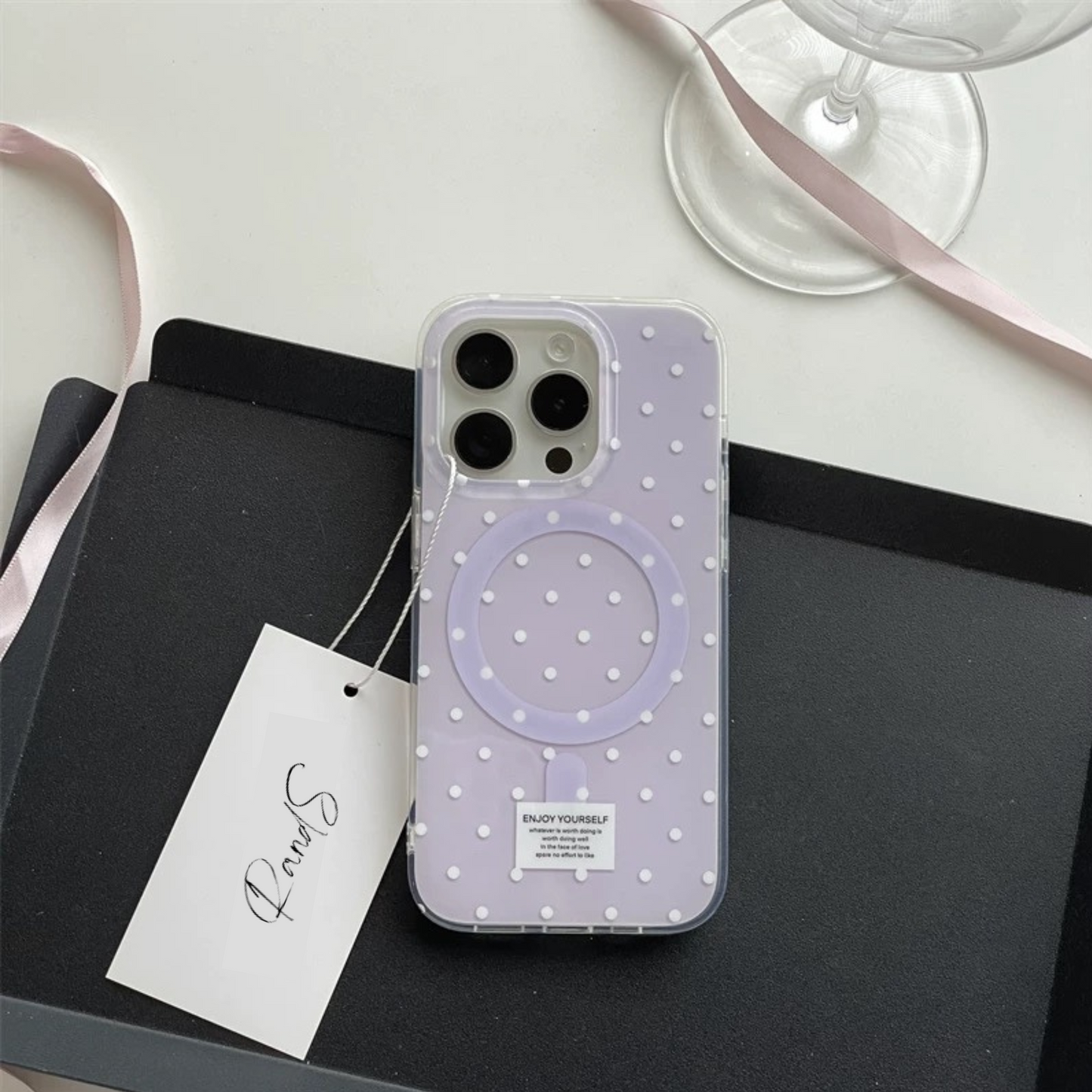 Bijou Butterfly MagSafe Stand iPhone case ビジューバタフライMagSafeスタンドスマホケース R02002