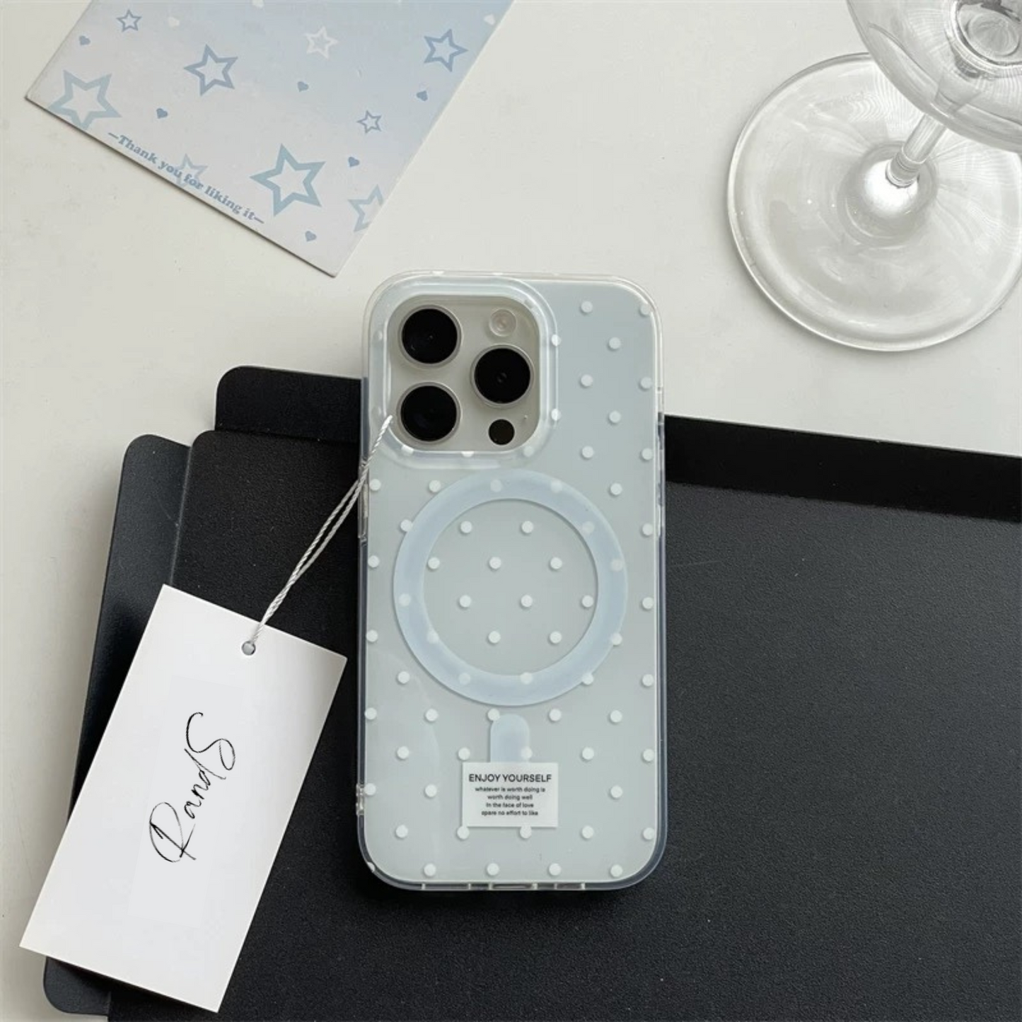 Bijou Butterfly MagSafe Stand iPhone case ビジューバタフライMagSafeスタンドスマホケース R02002