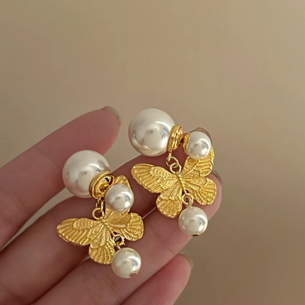 "Butterfly Love" Earring ”バタフライラブ”ピアス R02069