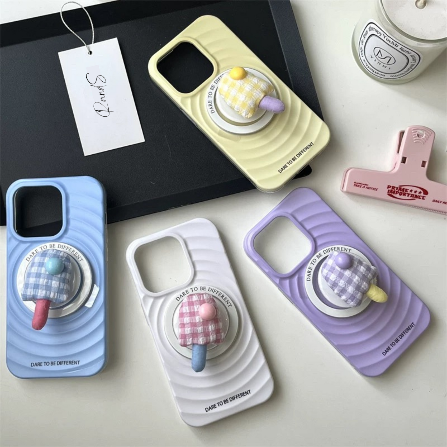 Ice Cream MagSafe Stand iPhone case アイスクリームMagSafeスタンドスマホケース R02003
