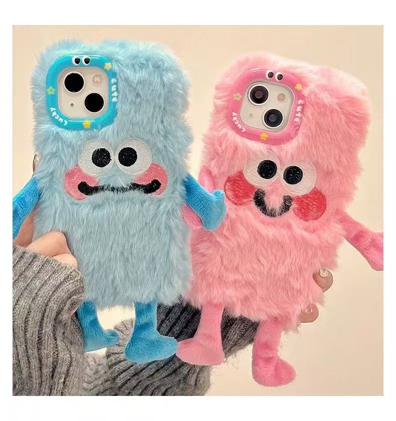 ”ShyShy Cuddle Buddy” iPhone case ”シャイなモンスター” iPhoneケース R02122