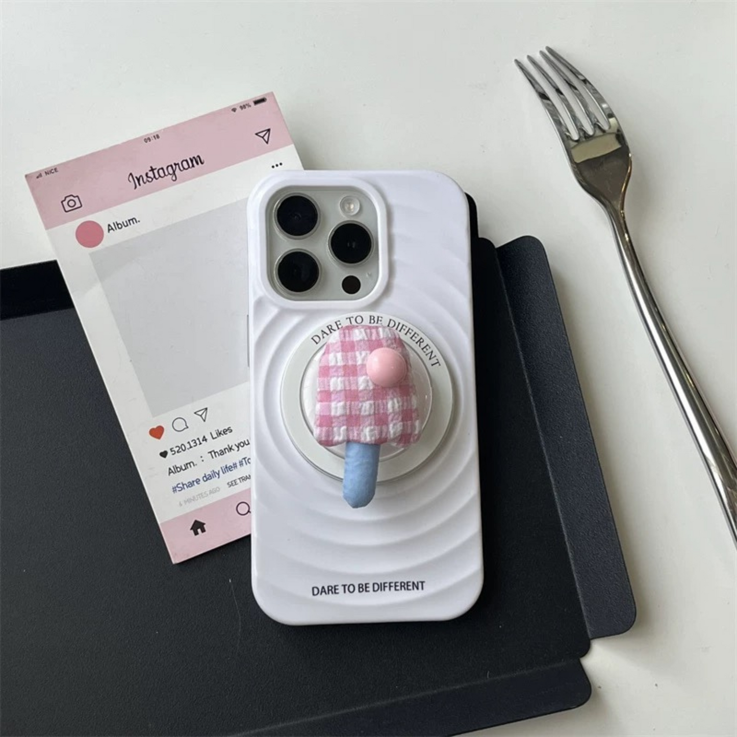 Ice Cream MagSafe Stand iPhone case アイスクリームMagSafeスタンドスマホケース R02003