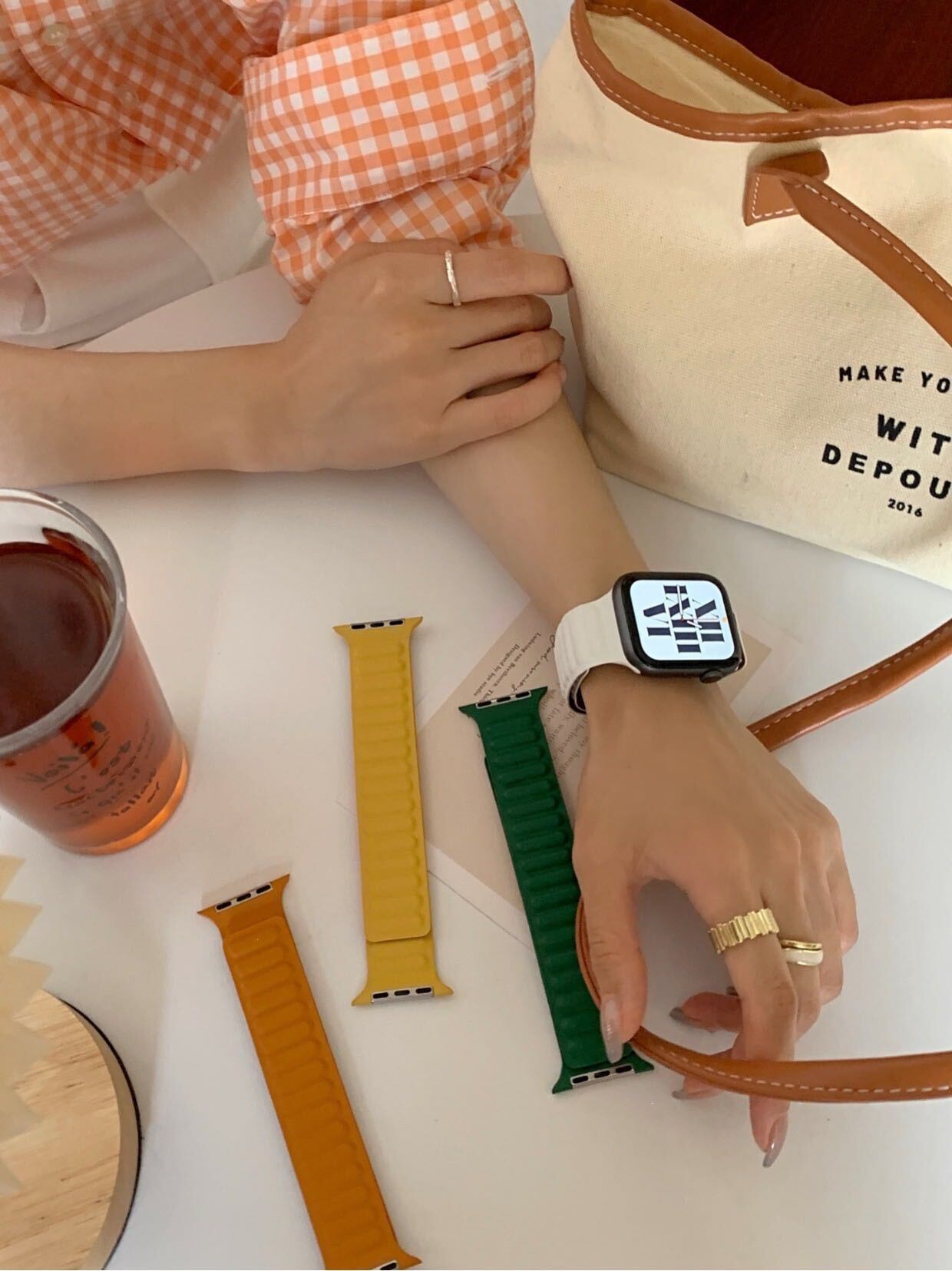 Simple Magnet Apple Watch Band シンプルマグネットApple Watchバンド R01260