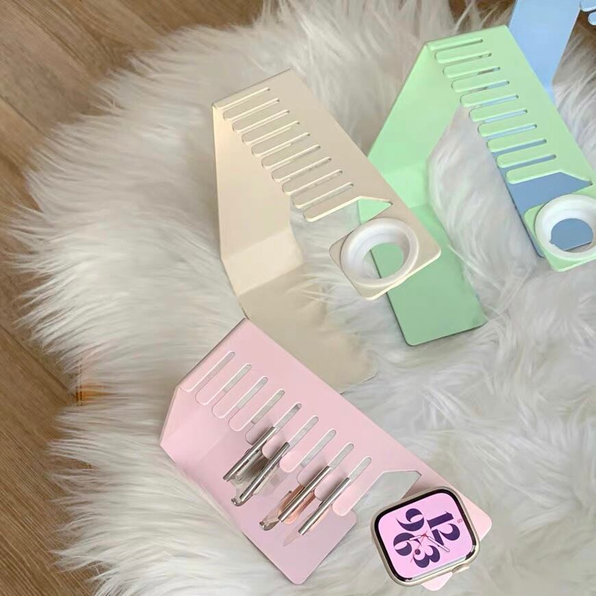 Pastel Color Apple Watch Band Stand パステルカラーApplewatchバンド収納充電スタンド R01441
