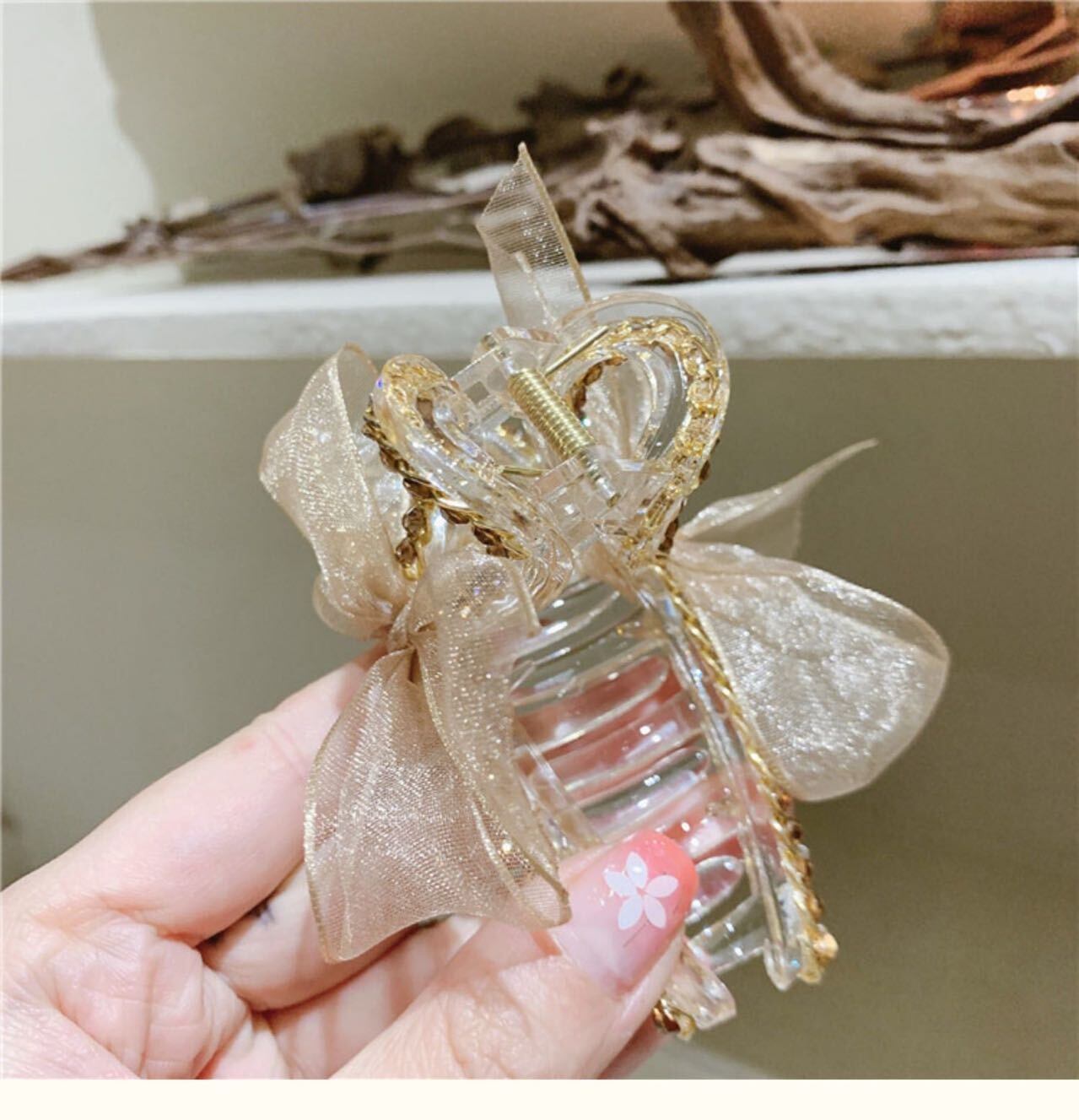 Lace Ribbon Hair Clip R01153