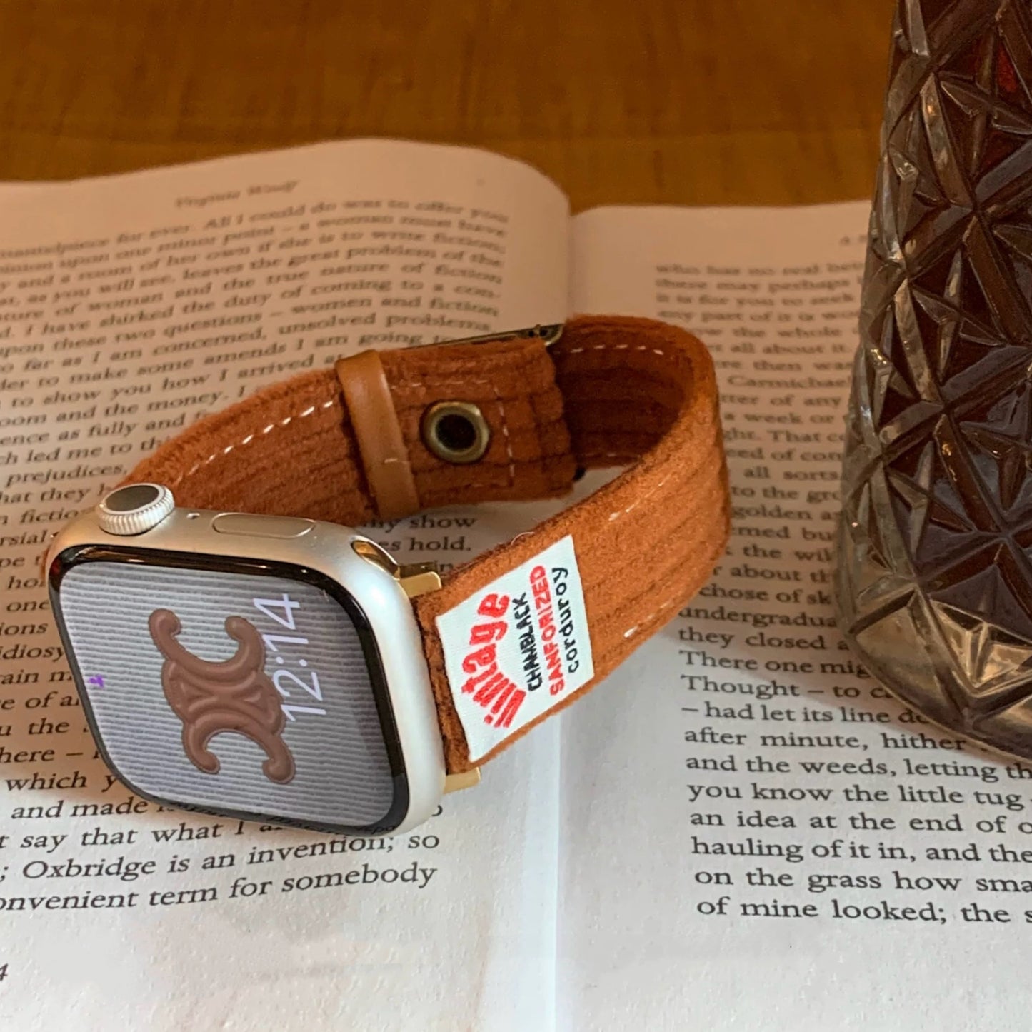 Fluffy Vintage Style Apple Watch Band モコモコビンテージ風AppleWatchバンド R02062