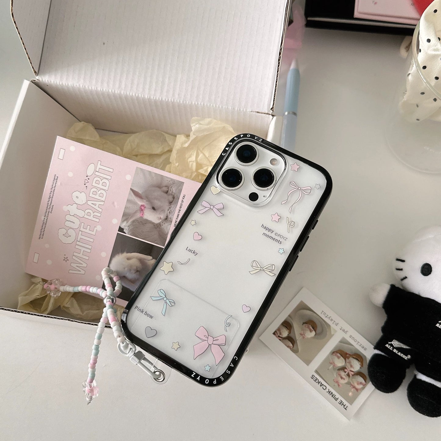 Ribbon Clear iPhone リボンクリアiPhoneケース R02117