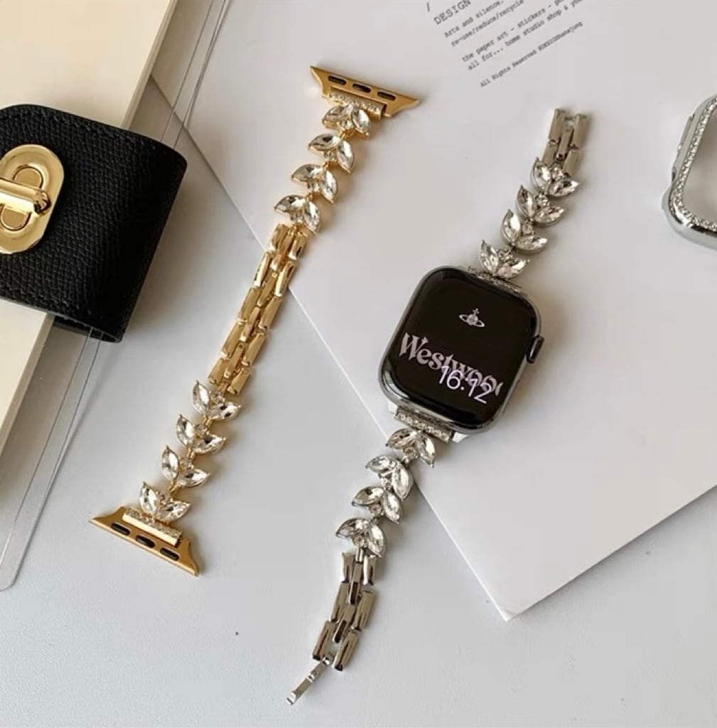 Shining Leaf Apple Watch Band キラキラリーフApple Watchバンド R01328