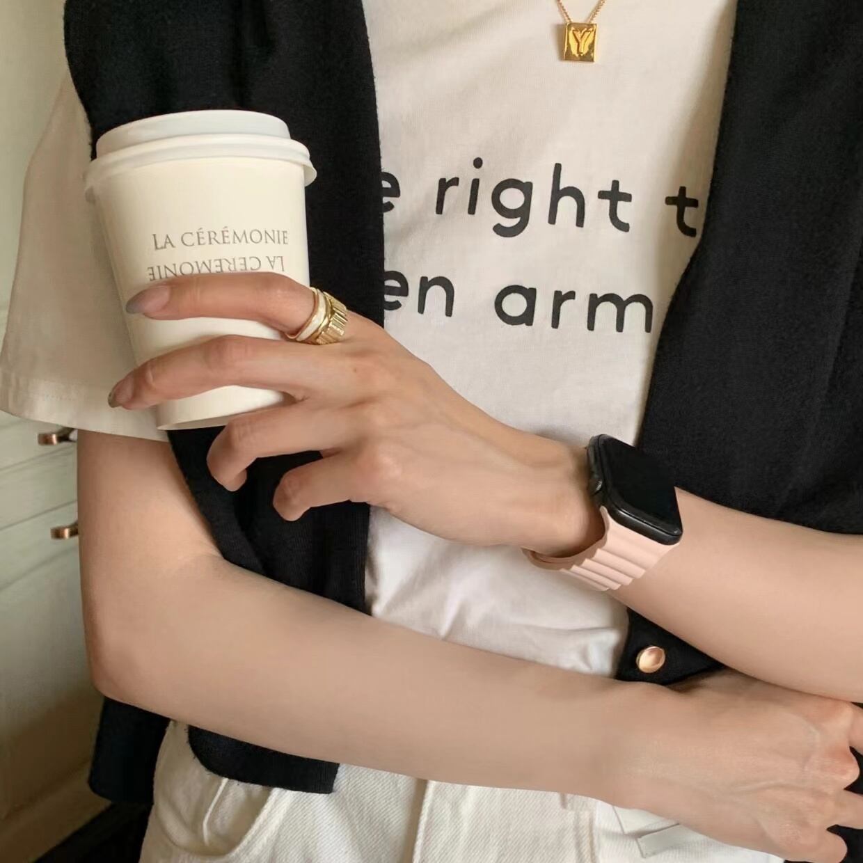 Simple Silicon Apple Watch Band シンプルシリコンアップルウォッチバンド R01270