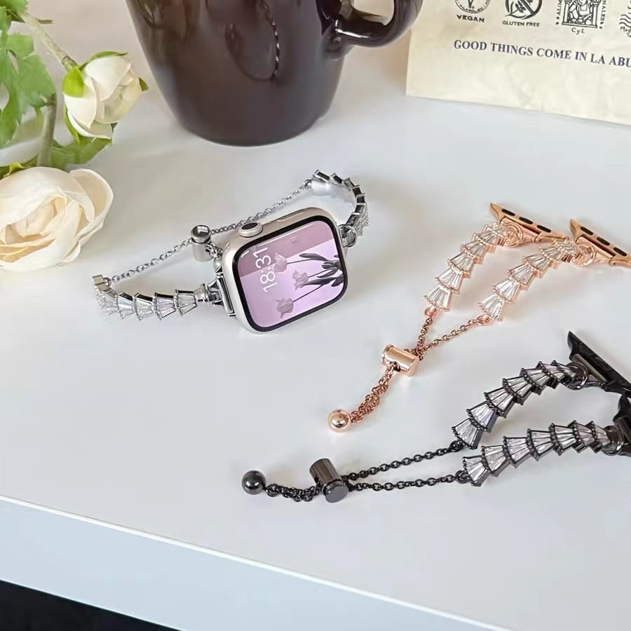 Shining Shell Bracelet Apple Watch Band キラキラシェルのブレスレット風アップルウォッチバンド R01274