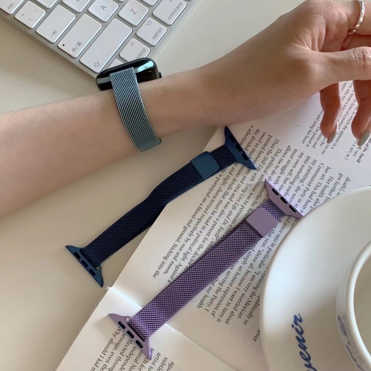 Simple Skinny Colorful Magnet Apple Watch Band シンプルスキニーカラフルマグネットバンド R01257