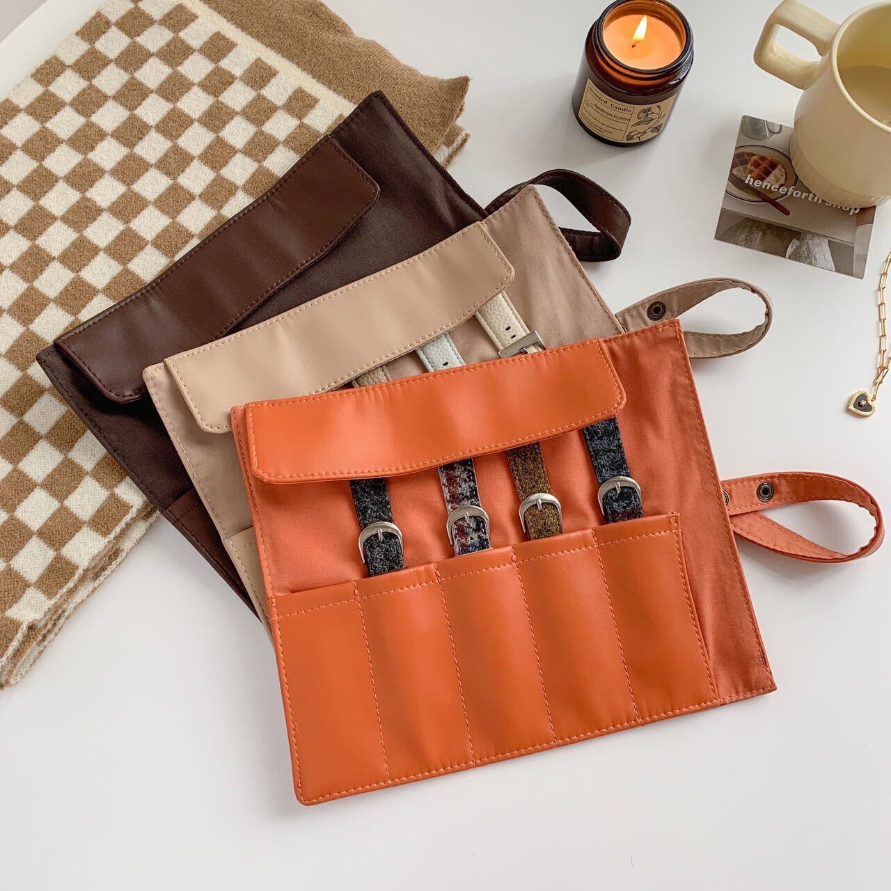 Leather Apple Watch Bag レザーApple Watchバッグ R01207
