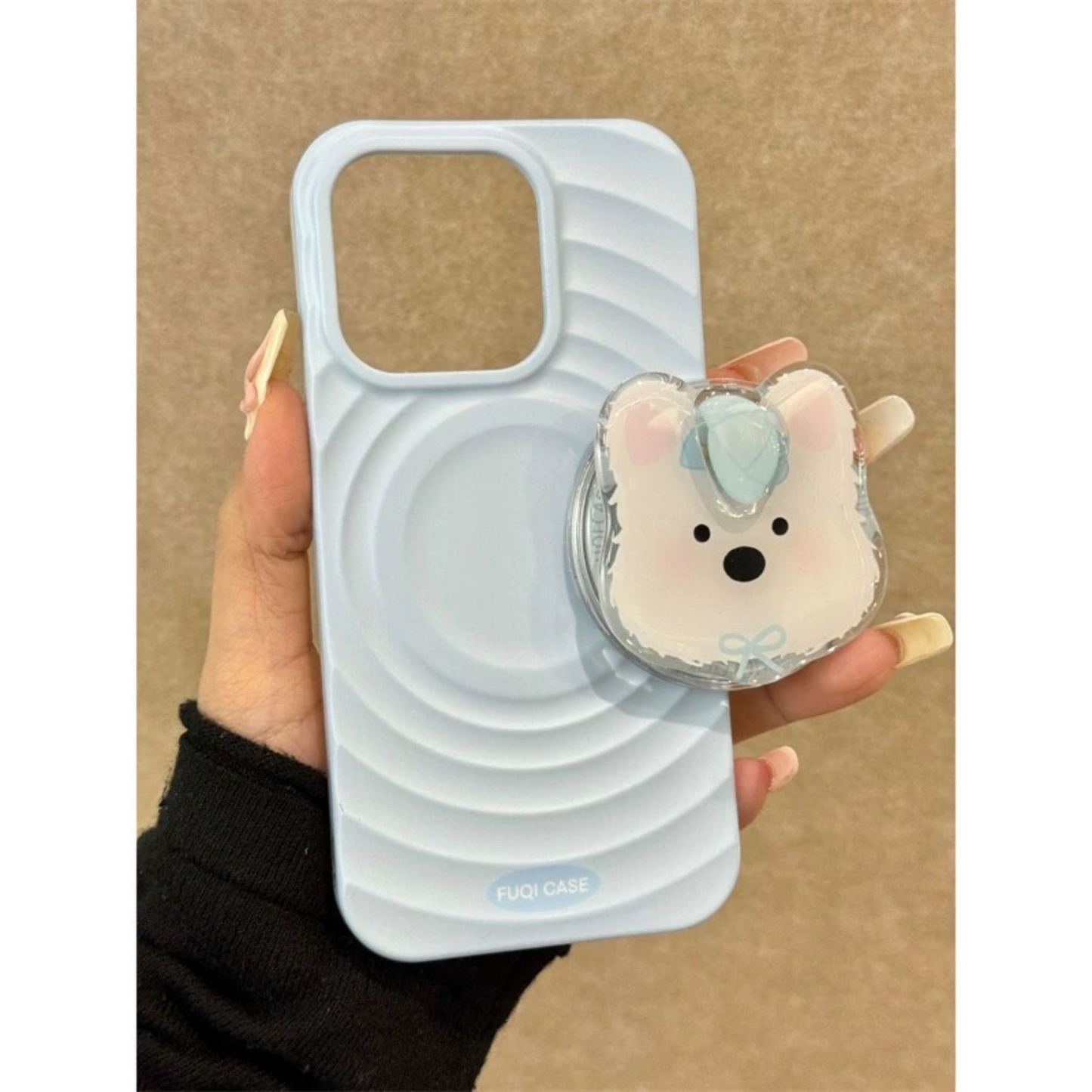 Spin MagSafe Stand iPhone case ぐるぐる回るMagSafeスタンドスマホケース R02005