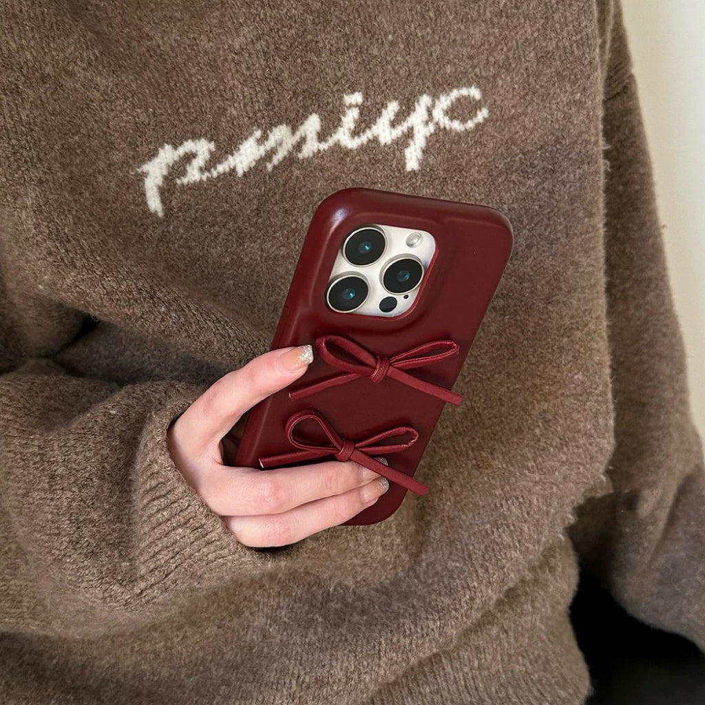 ”Double Ribbon" iPhone Case ”リボンリボン” iPhoneケース R02125