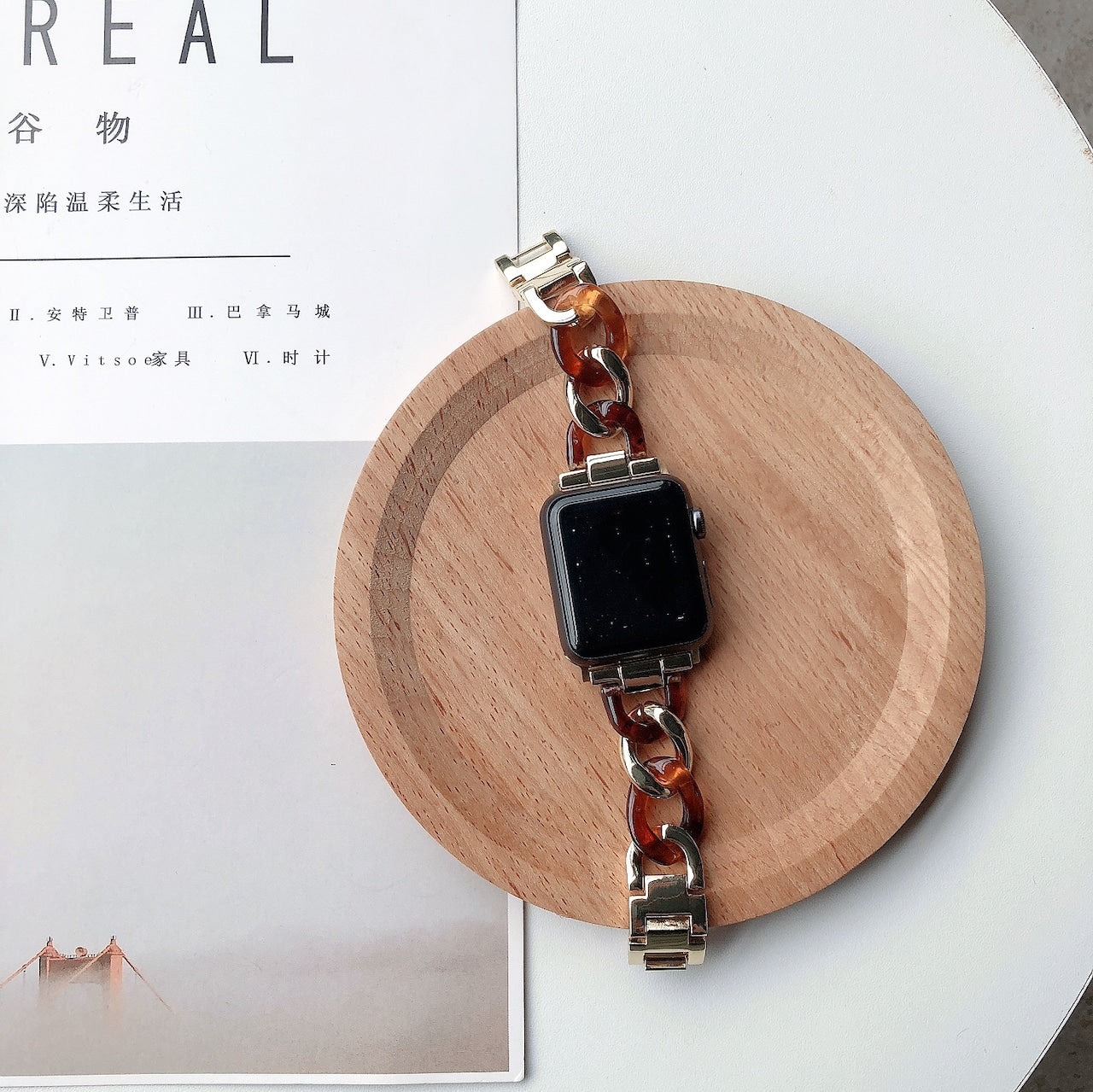かわいいApple Watch Belts アップルウォッチベルト バンド 時計用ベルト AWB0013