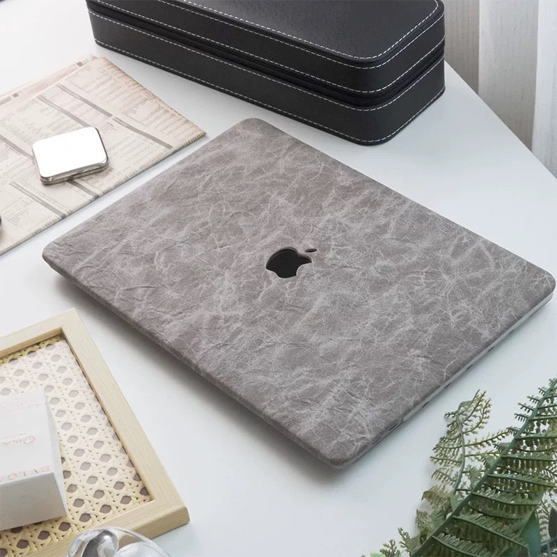 Brown Rock Texture MacBook Cover ブラウンロック模様MacBookカバー R02024