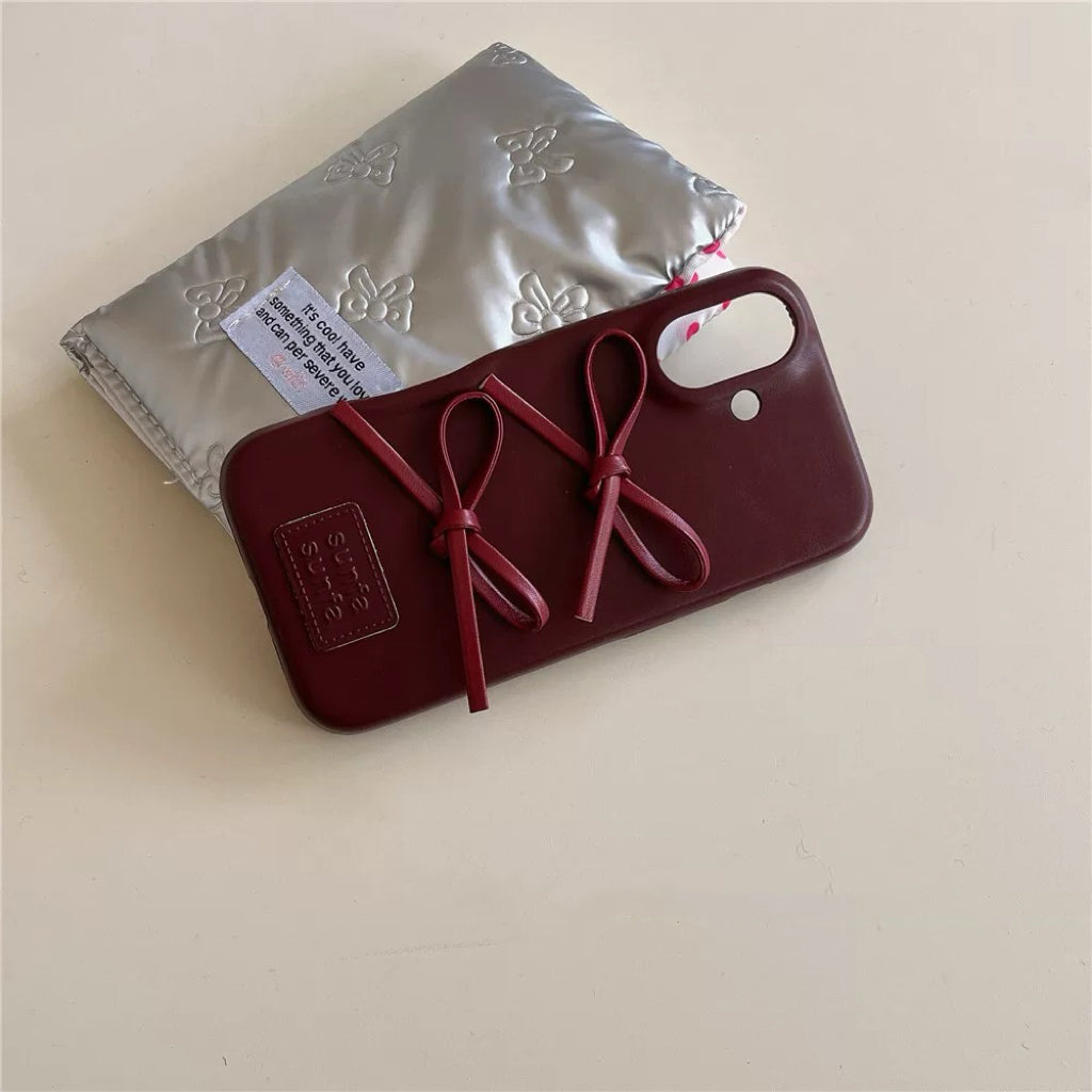 ”Double Ribbon" iPhone Case ”リボンリボン” iPhoneケース R02125