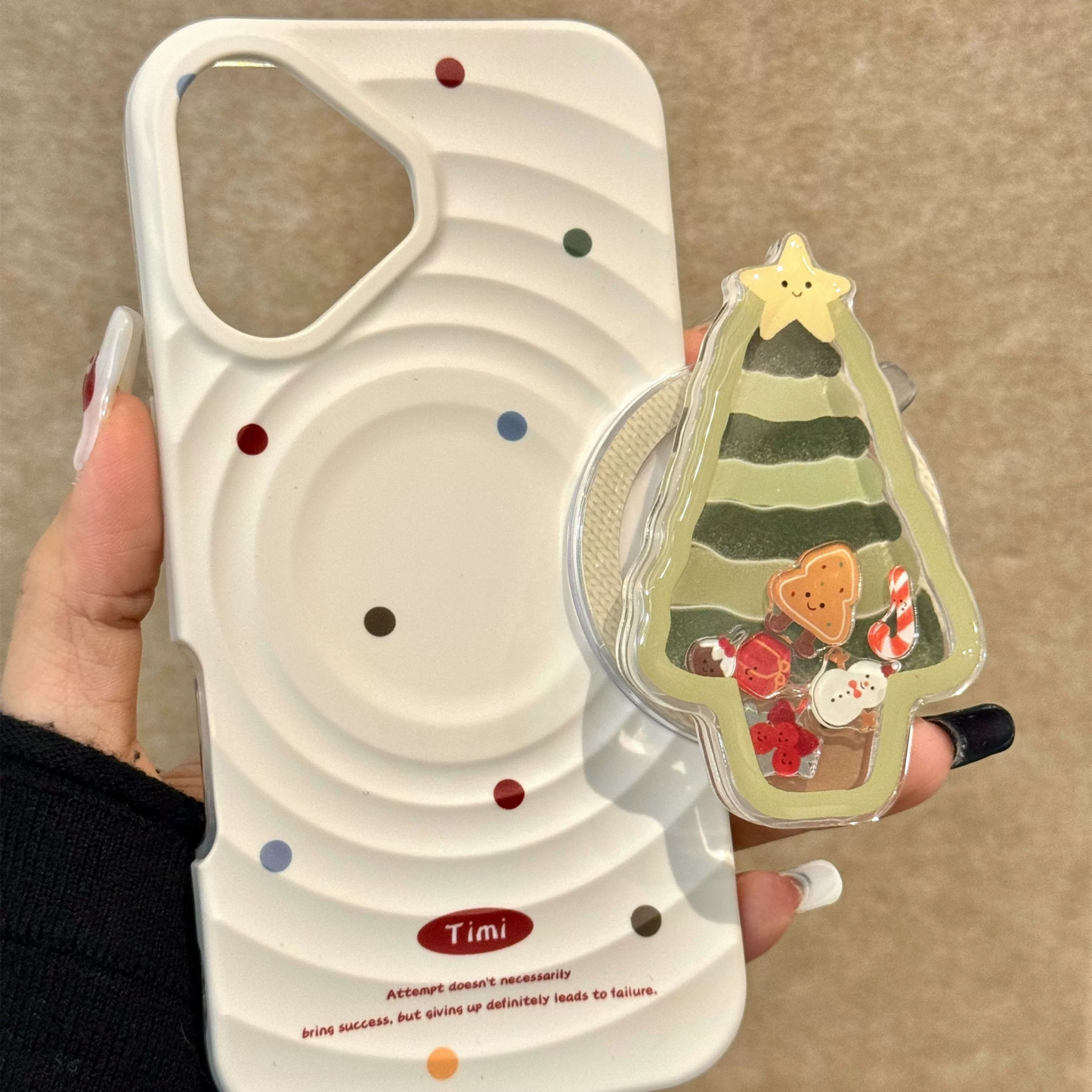 Christmas Tree MagSafe Stand iPhone case クリスマスツリーMagSafeスタンドスマホケース R02008