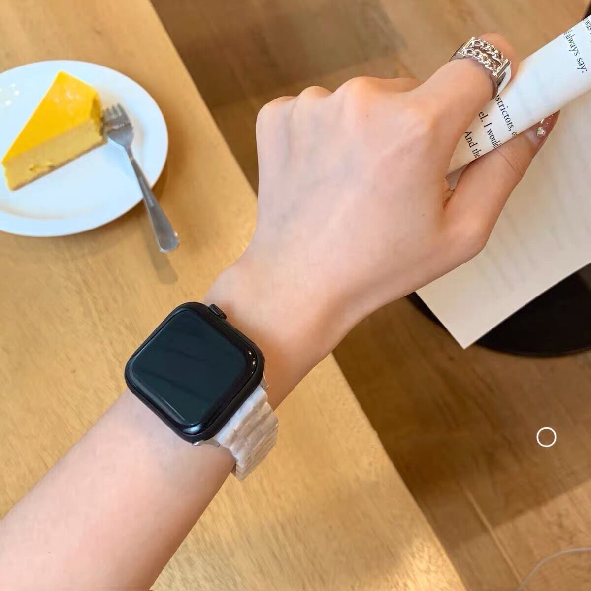 おしゃれなマーブル樹脂Apple Watch Band アップルウォッチバンド AWB0086
