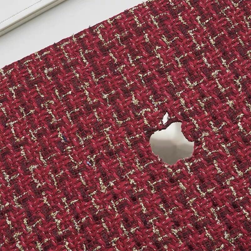 Red Tweed MacBook Cover レッドツイードMacBookカバー R01417