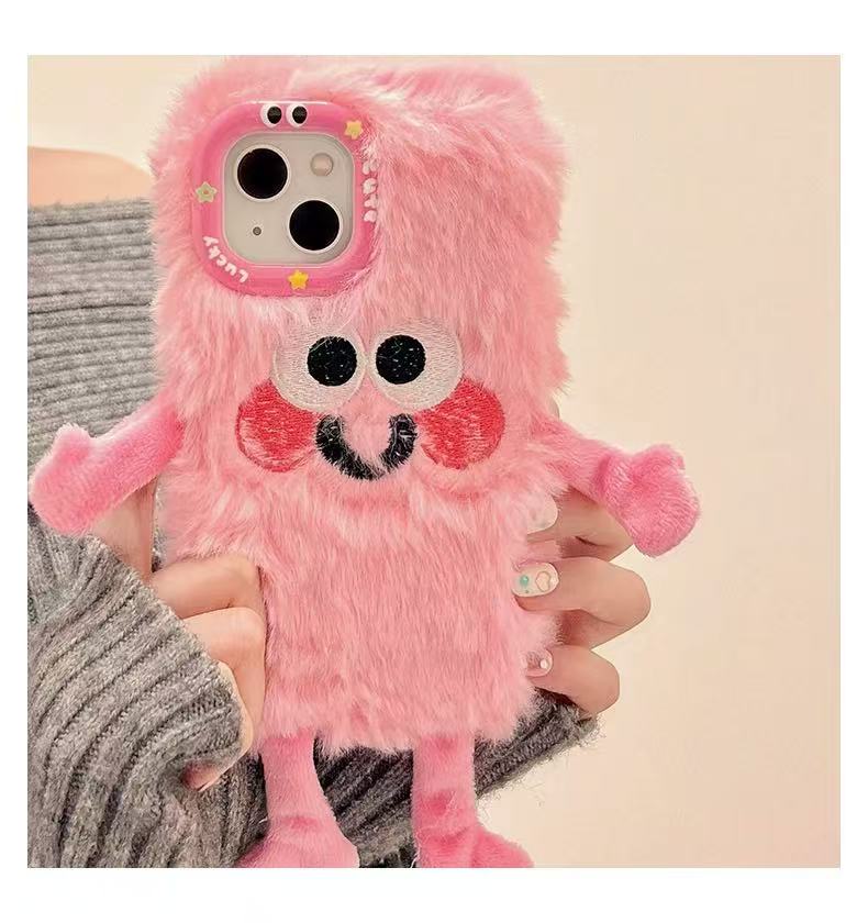 ”ShyShy Cuddle Buddy” iPhone case ”シャイなモンスター” iPhoneケース R02122