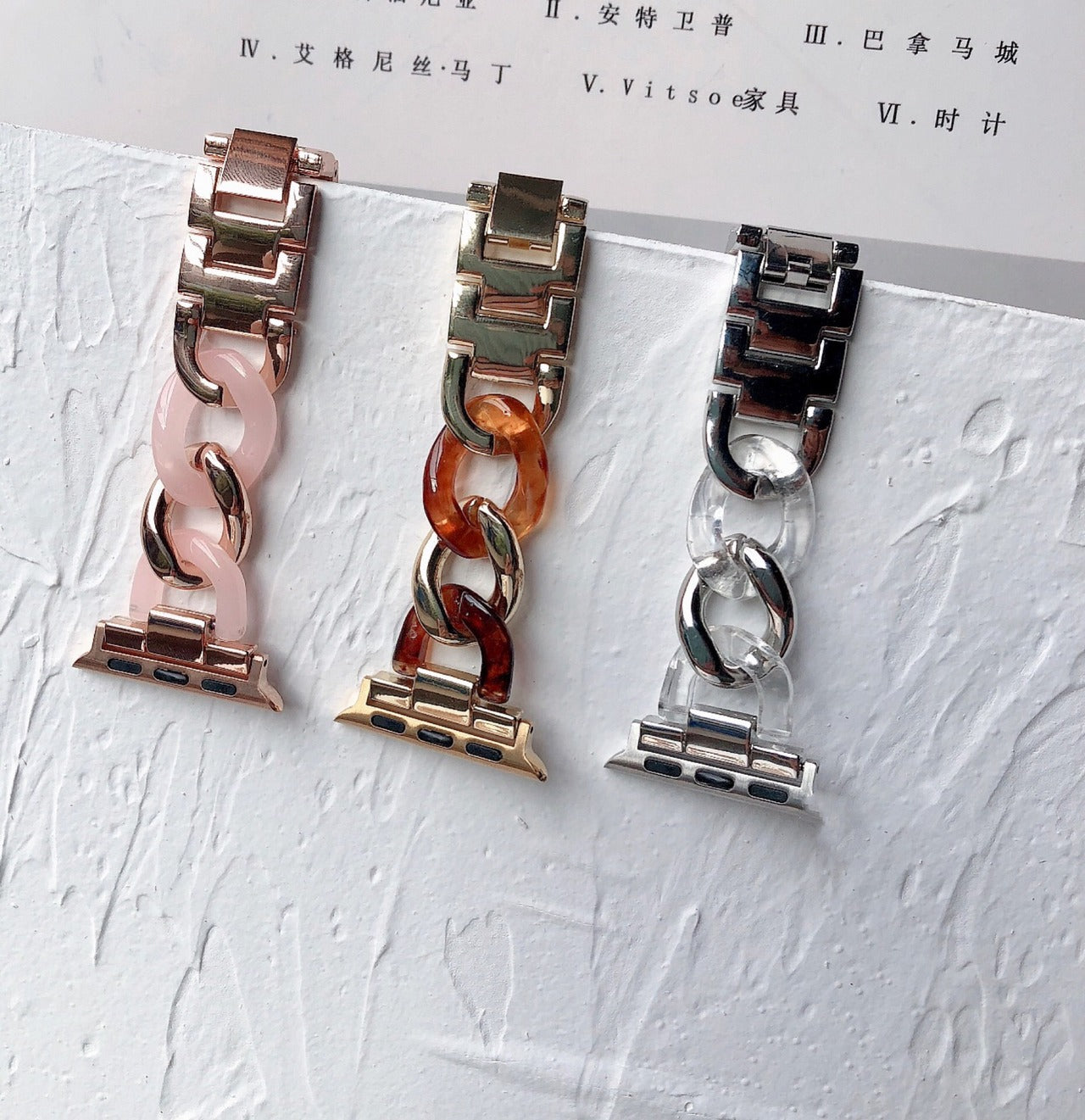 かわいいApple Watch Belts アップルウォッチベルト バンド 時計用ベルト AWB0013