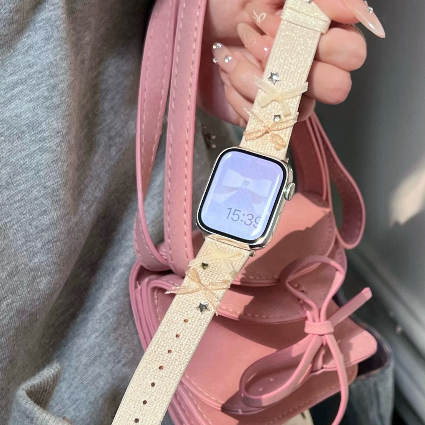 Ribbon Apple Watch Band リボンAppleWatchバンド R02058