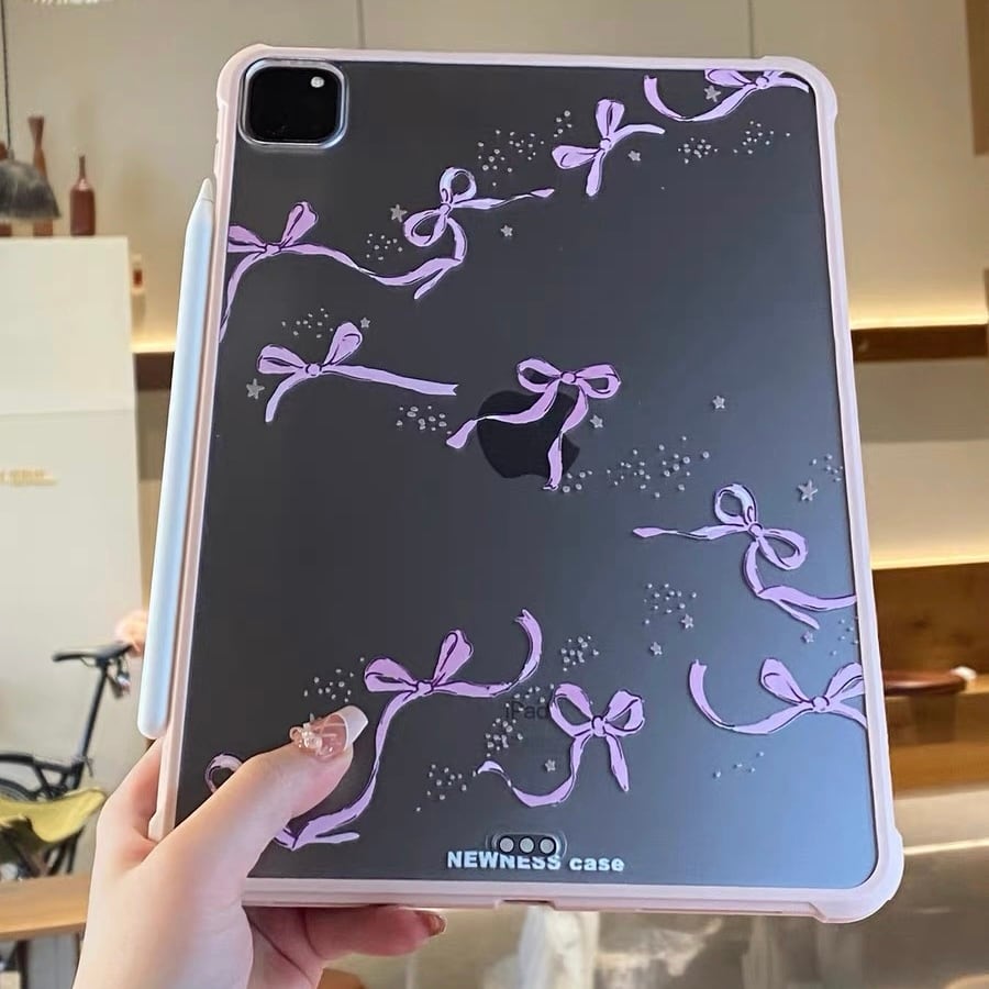 Ribbon Clear iPad Case リボンクリアiPadケース R01396