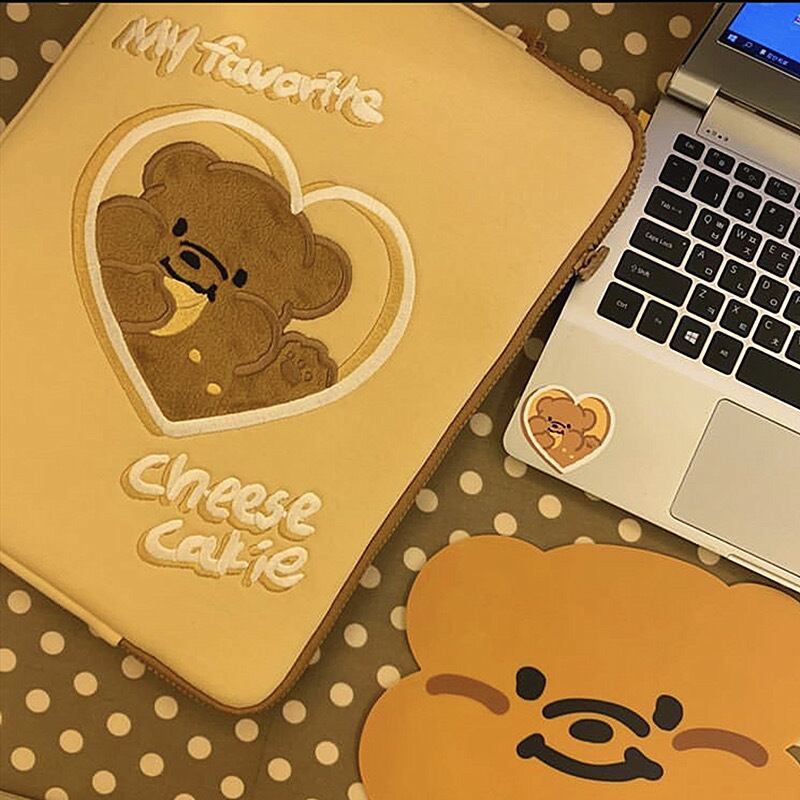 かわいいクマさんMacbook iPad パソコンバッグ