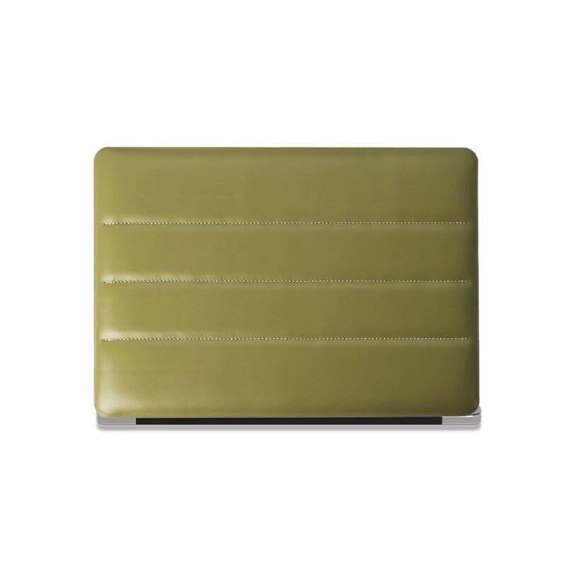 Puffy Green Color MacBook Cover クッショングリーンカラーMacBookカバー R01318