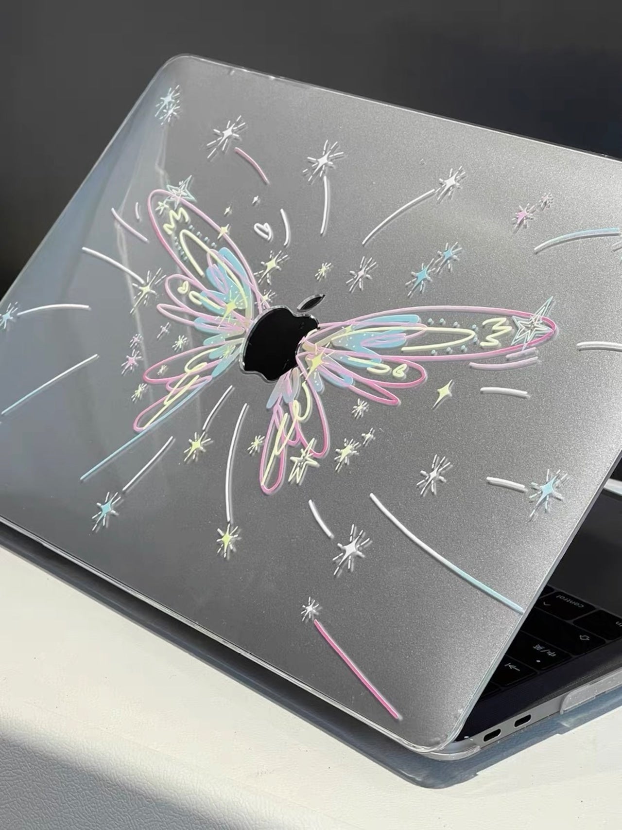 Fire Work Butterfly MacBook Cover 花火バタフライMacBookカバー R01453