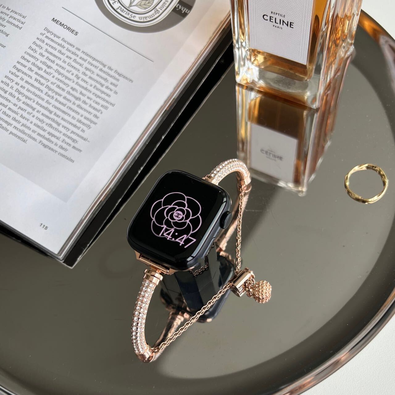 Shining Bracelet Apple Watch Band キラキラブレスレット風Apple Watchバンド R01286
