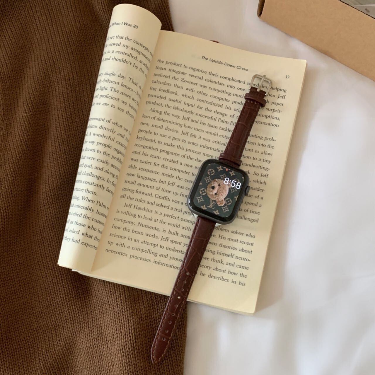 Skinny Leather Apple Watch Band スキニーレザーApple Watchバンド R01261
