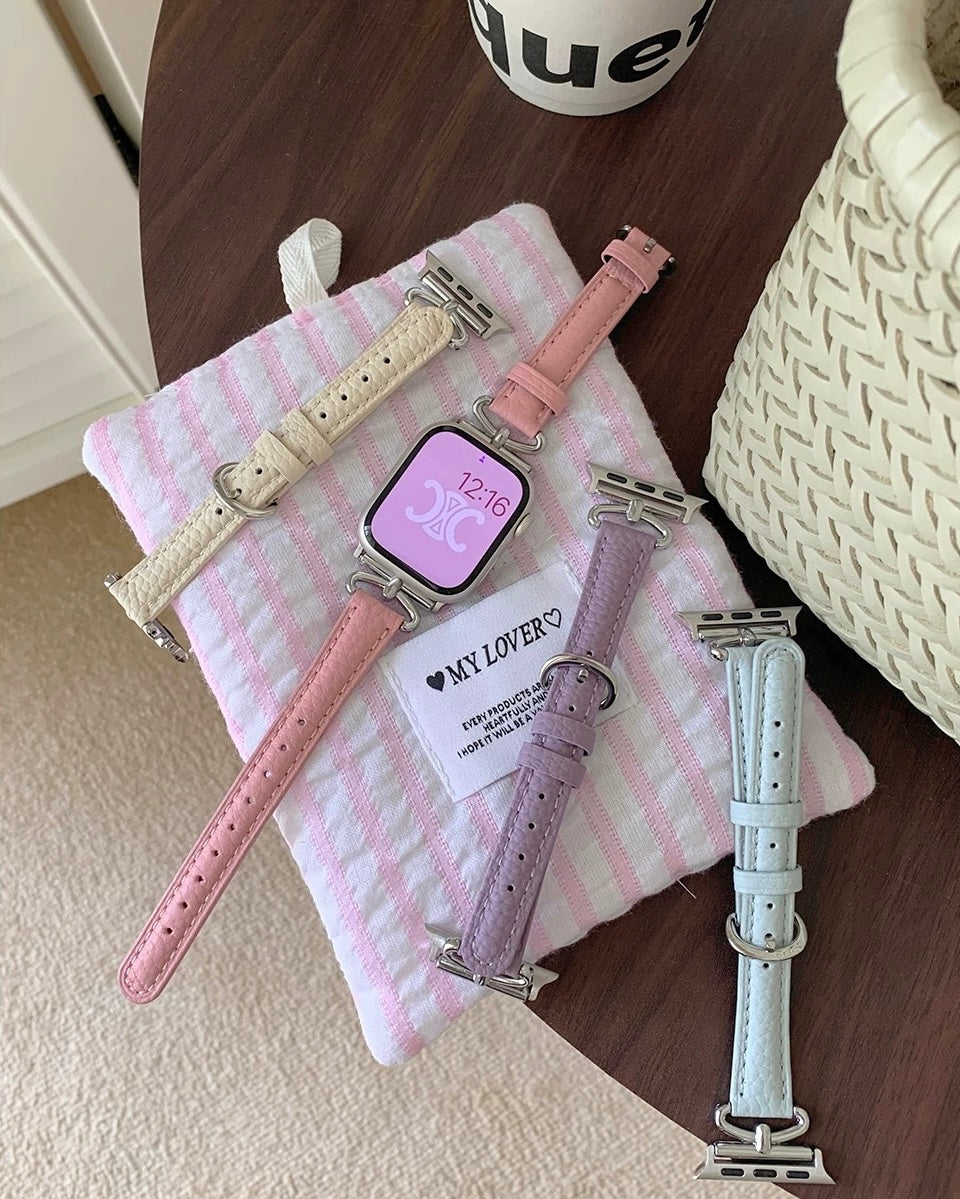 Pastel Leather Apple Watch Band パステルレザーAppleWatchバンド R02089
