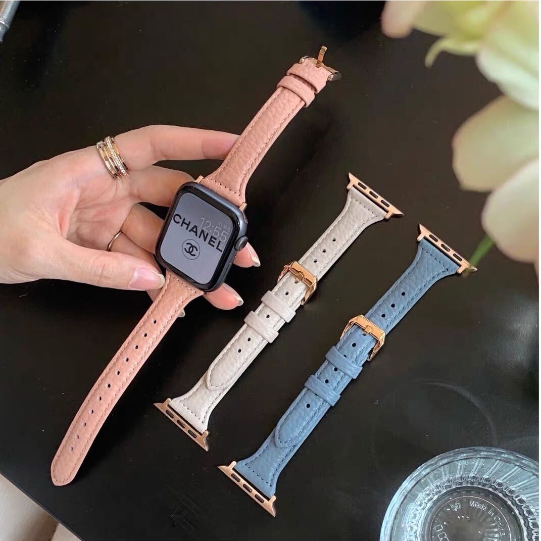Skinny Leather Apple Watch Band スキニーレザーApple Watchバンド R01205