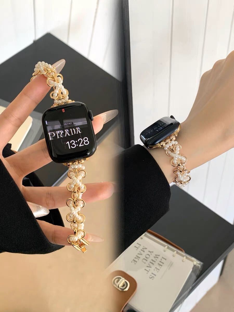 Pearl Apple Watch Band パールApple Watchバンド R01372
