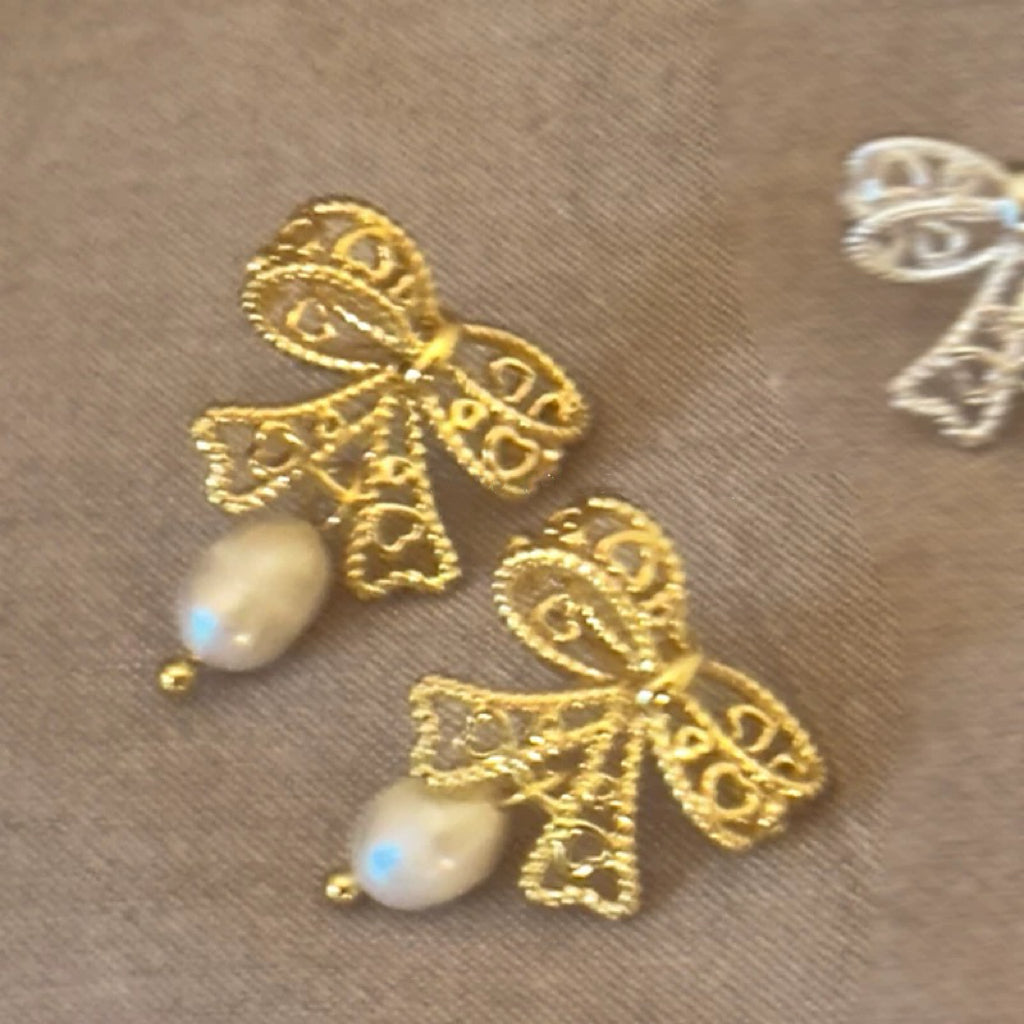 "Ribbon Girl" Earring ”リボンガール”ピアス R02070