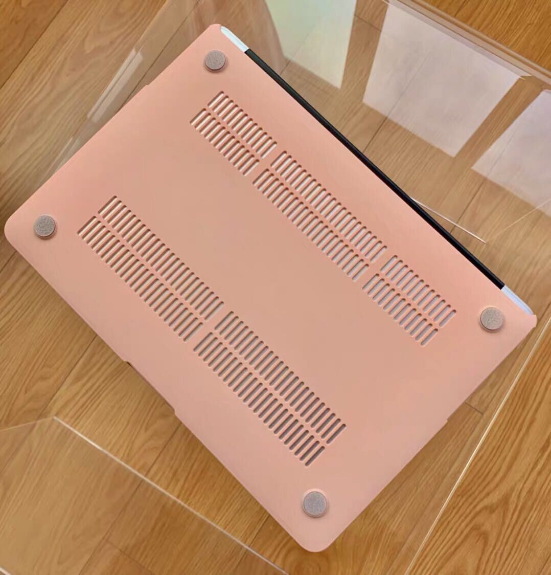 Simple Pink MacBook Cover シンプルピンクMacBookカバー MC0032